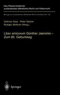 Front cover_Liber amicorum Günther Jaenicke - Zum 85. Geburtstag