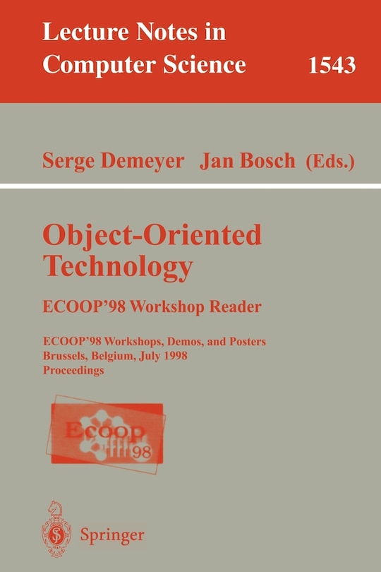 Front cover_Object-Oriented Technology. ECOOP '98 Workshop Reader