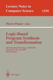 Front cover_Logic-Based Program Synthesis and Transformation