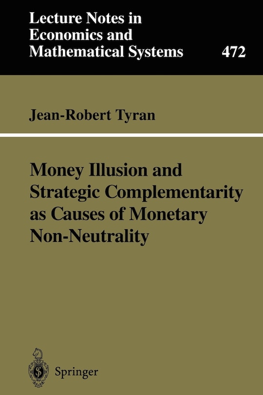 Couverture_Money Illusion And Strategic Complementarity As Causes Of Monetary Non-neutrality