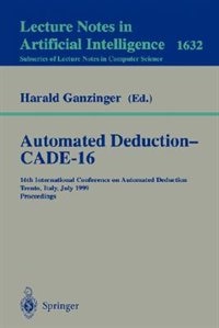 Front cover_Automated Deduction - CADE-16
