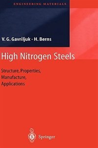 Front cover_High Nitrogen Steels