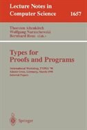 Front cover_Types for Proofs and Programs
