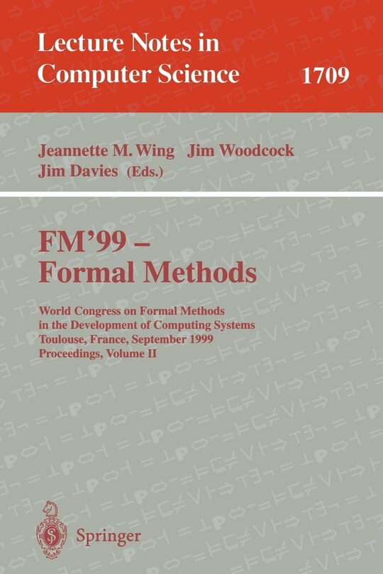 Front cover_FM'99 - Formal Methods