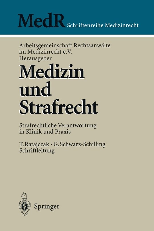 Front cover_Medizin und Strafrecht