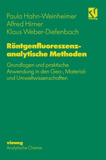 Couverture_Röntgenfluoreszenzanalytische Methoden