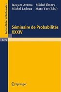 Couverture_Seminaire De Probabilites Xxxiv