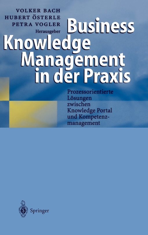 Couverture_Business Knowledge Management in der Praxis