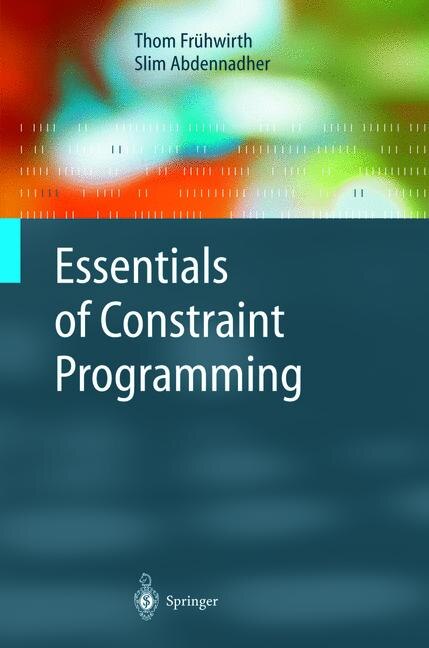 Front cover_Essentials of Constraint Programming