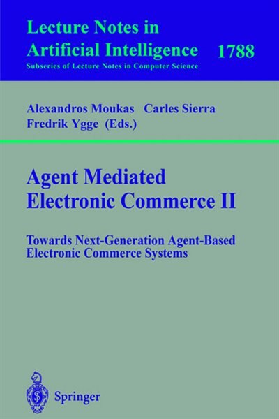Couverture_Agent Mediated Electronic Commerce II