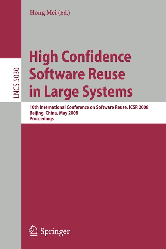 Couverture_High Confidence Software Reuse in Large Systems