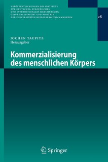 Front cover_Kommerzialisierung Des Menschlichen Körpers