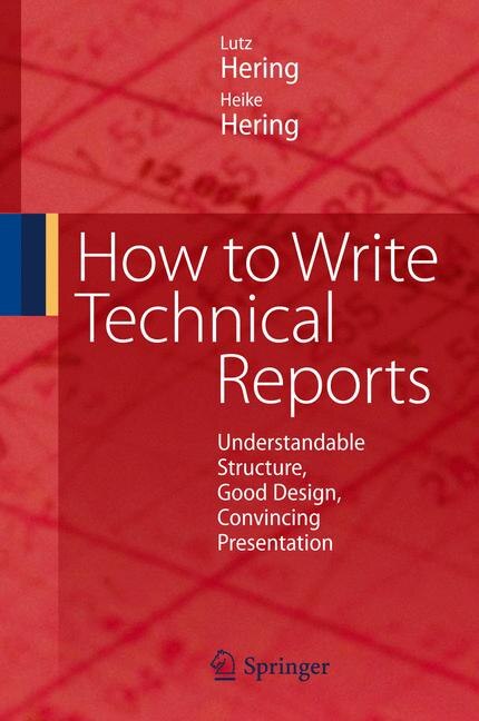 Front cover_How to Write Technical Reports