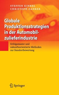Front cover_Globale Produktionsstrategien In Der Automobilzulieferindustrie