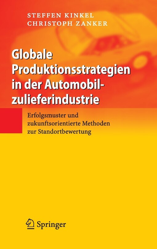 Front cover_Globale Produktionsstrategien In Der Automobilzulieferindustrie