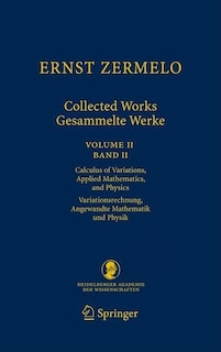 Couverture_Ernst Zermelo - Collected Works/Gesammelte Werke II