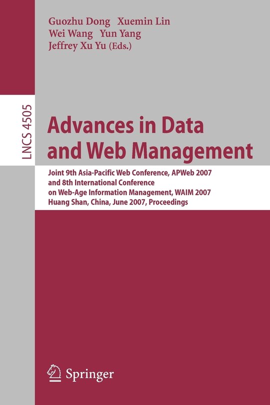 Front cover_Advances in Data and Web Management