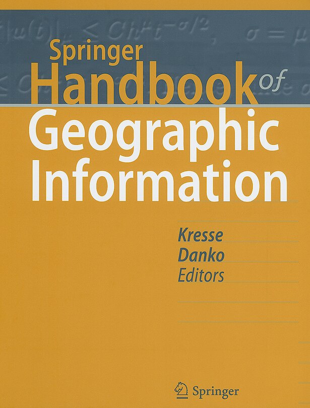 Front cover_Springer Handbook Of Geographic Information
