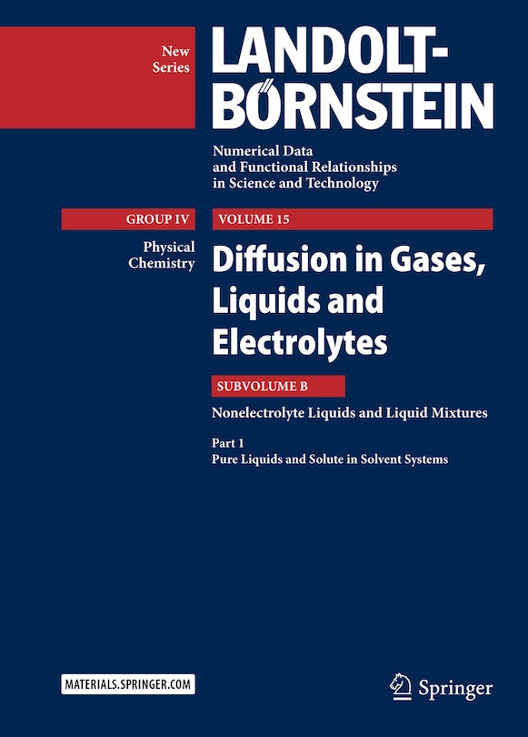 Couverture_Diffusion In Gases, Liquids And Electrolytes