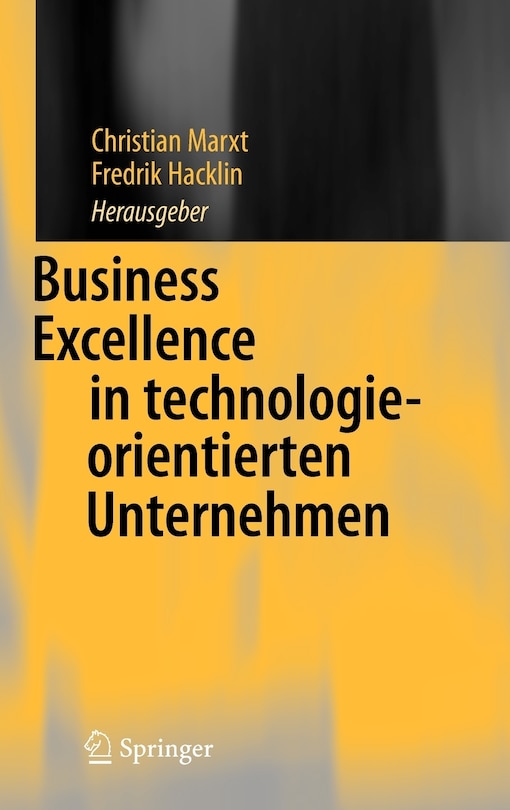 Front cover_Business Excellence in technologieorientierten Unternehmen