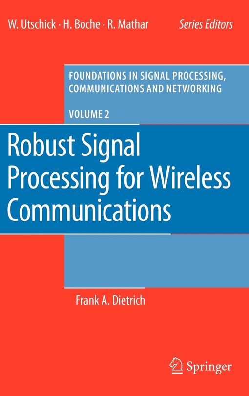 Couverture_Robust Signal Processing for Wireless Communications