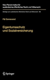 Front cover_Eigentumsschutz und Sozialversicherung