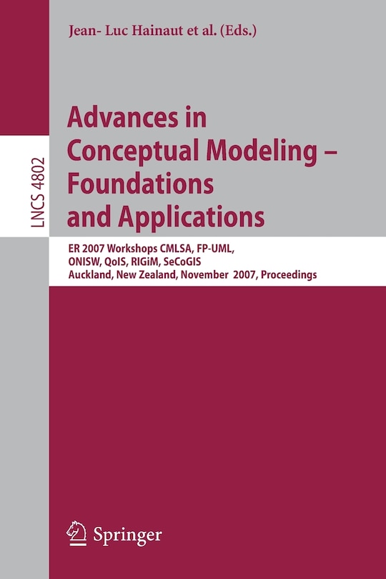 Front cover_Advances in Conceptual Modeling - Foundations and Applications