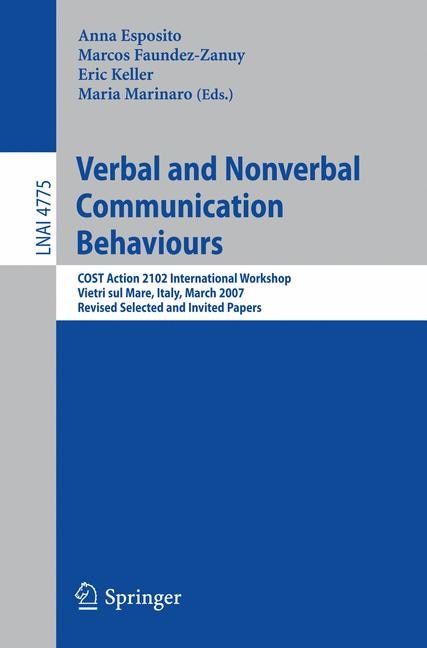 Couverture_Verbal and Nonverbal Communication Behaviours