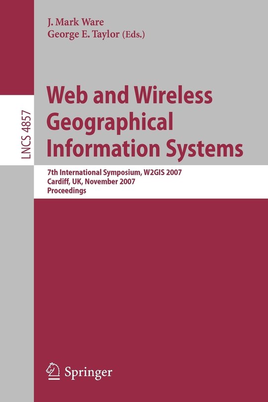Front cover_Web and Wireless Geographical Information Systems