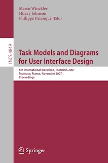 Front cover_Task Models and Diagrams for User Interface Design