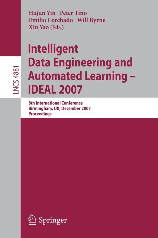 Front cover_Intelligent Data Engineering and Automated Learning - IDEAL 2007