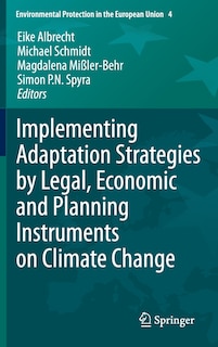 Couverture_Implementing Adaptation Strategies by Legal, Economic and Planning Instruments on Climate Change