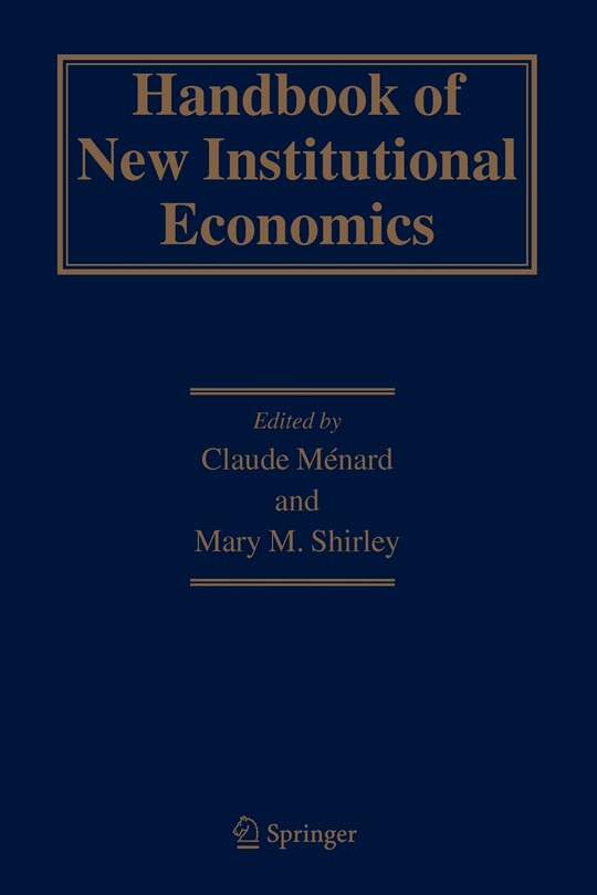Front cover_Handbook of New Institutional Economics