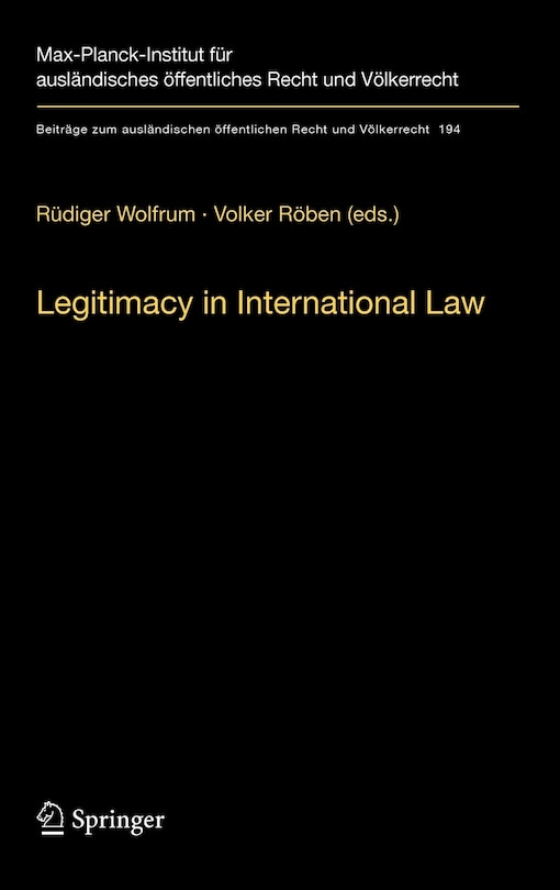 Front cover_Legitimacy in International Law