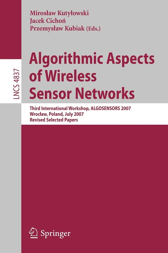 Front cover_Algorithmic Aspects of Wireless Sensor Networks