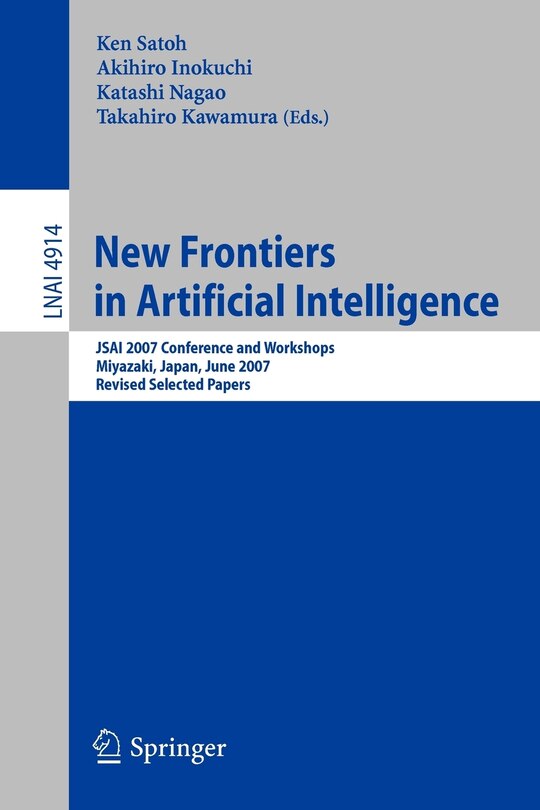 Couverture_New Frontiers in Artificial Intelligence