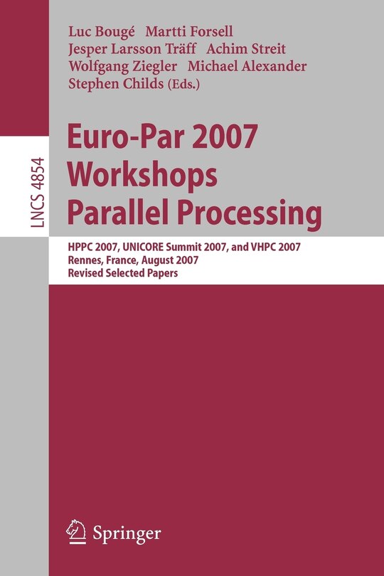 Front cover_Euro-Par 2007 Workshops