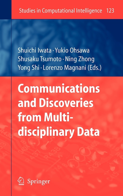 Couverture_Communications and Discoveries from Multidisciplinary Data