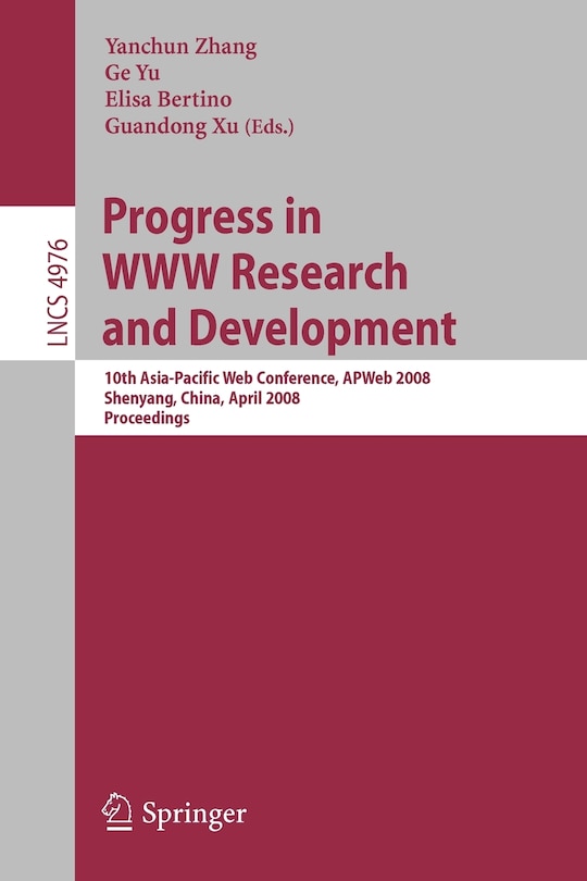 Front cover_Progress in WWW Research and Development