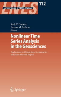 Front cover_Nonlinear Time Series Analysis in the Geosciences