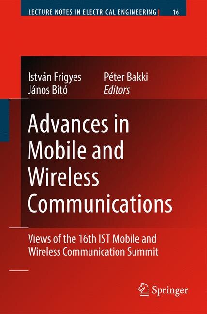 Front cover_Advances in Mobile and Wireless Communications