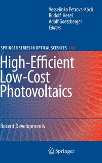 Couverture_High-Efficient Low-Cost Photovoltaics