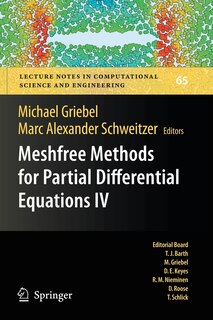 Couverture_Meshfree Methods for Partial Differential Equations IV