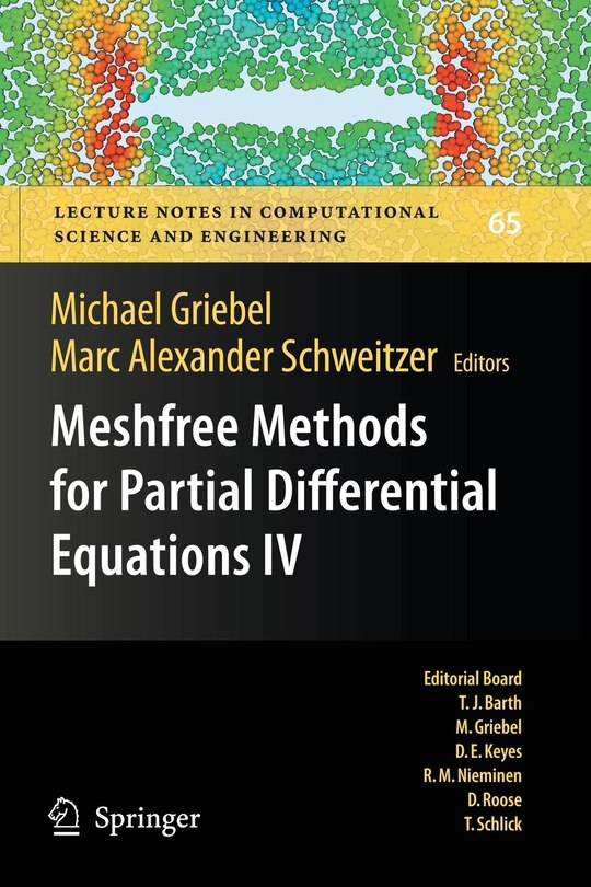 Couverture_Meshfree Methods for Partial Differential Equations IV