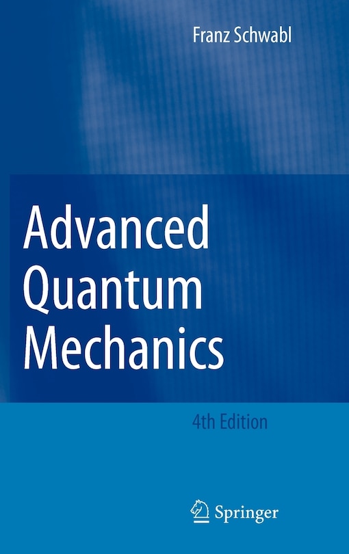 Front cover_Advanced Quantum Mechanics