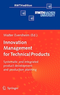 Couverture_Innovation Management for Technical Products