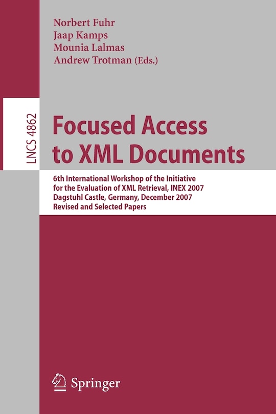 Front cover_Focused Access to XML Documents