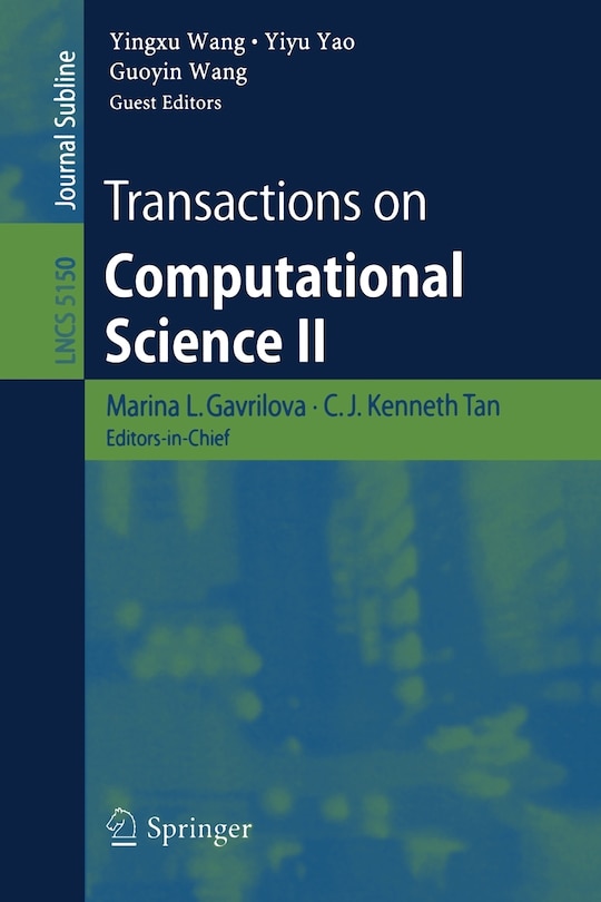 Couverture_Transactions on Computational Science II
