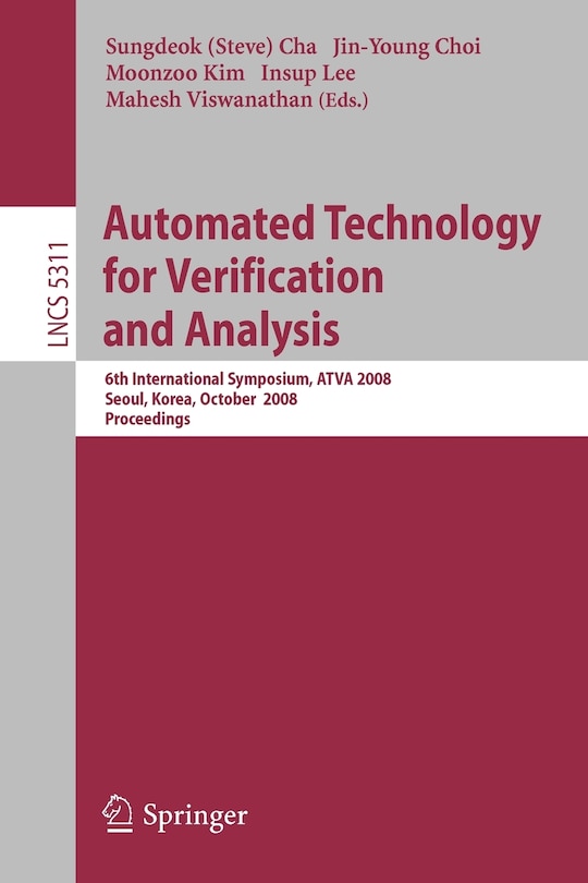 Couverture_Automated Technology for Verification and Analysis