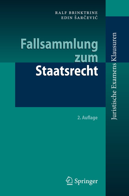 Couverture_Fallsammlung Zum Staatsrecht